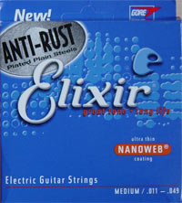 Anti-rust guitar strings