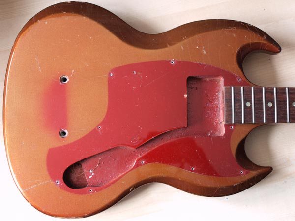 Sunlight can dramatically fade guitar finishes